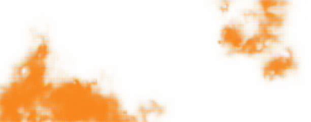 Vector Isolated Grunge Halftone Texture Pattern. Abstract design Background. Retro Duotone Overlay Backdrop Element. Halftone Cloud. Duotone dotted Smoke