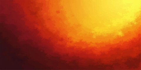 Abstract pixelated background with warm tones of orange yellow and red