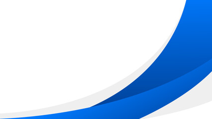 Abstract blue and white curved background, modern minimalist wallpaper. Suitable for template designs, sale banners, business cards, presentations, websites, and pages