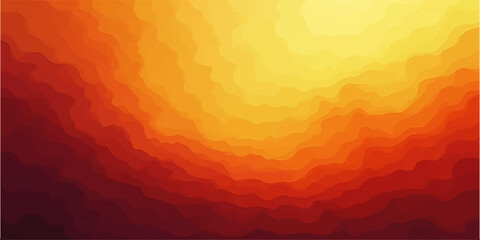 Abstract pixelated background with warm tones of yellow orange and red