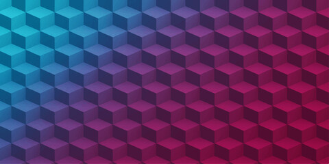 Abstract geometric seamless pattern texture, vector illustration, cube tile design backdrop concept