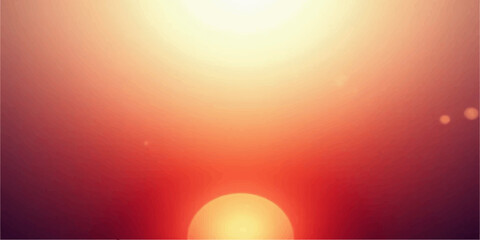 Abstract warm light background with lens flare and pixelated texture