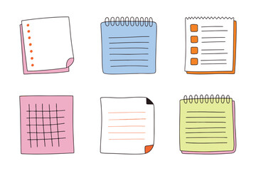 Clean and versatile note paper design with a classic layout perfect for memos invitations or personal stationery featuring elegant typography and ample writing space