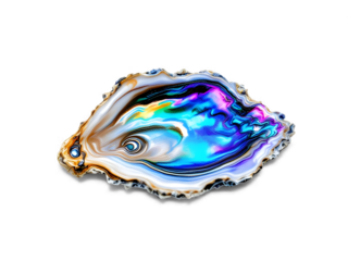 octopus-shaped pearl, organic form, lustrous iridescent pearlescent color, hyper detailed macro photography, 8k resolution, highly detailed, cinematic lighting

