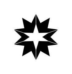 Obraz premium Stunning starburst design element shining brightly for modern branding and creative projects