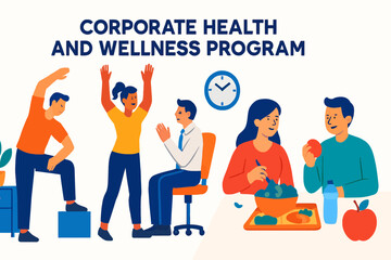 Corporate Health and Wellness Program Promoting Employee Wellbeing.