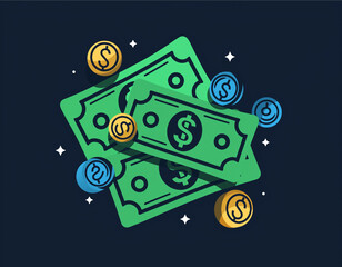 Obraz premium vector illustration of an abstract background