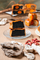 Chinese Mooncake for Mid Autumn Festival – Traditional Dessert