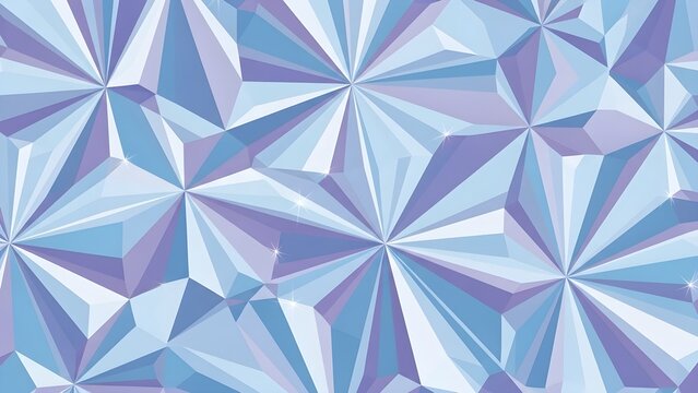 This image shows a beautiful abstract geometric pattern in cool blue and purple hues.
