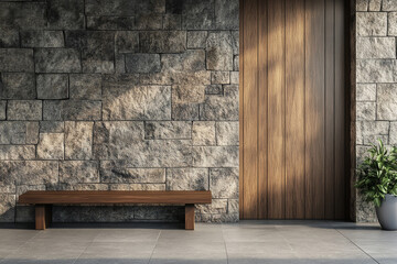 Old walls design and simple textures can create unique home interior, Design is about space and connecting design in home.