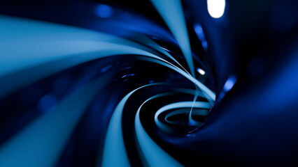 Swirling patterns of blue and black create a captivating visual effect, inviting viewers to explore...