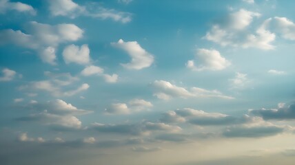 Obraz premium clear summer sky smoke clouds with background