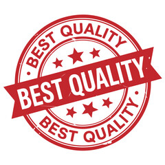 Best Quality Stamp. Stamp Design Isolated on White Background. Grunge Stamp Vector Illustration.