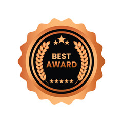 Premium quality vector label seal badge design satisfaction guarantee certificate stamp