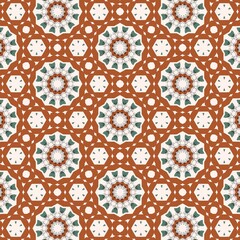 abstract geometric set of seamless patterns