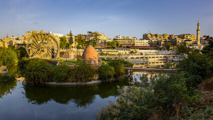 Fototapeta premium View of hama, syria, middle east