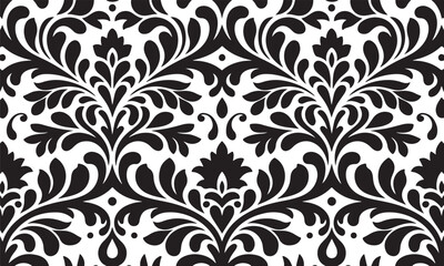 Flourish pattern damask style showcases ornate elements forming intricate elegant backdrop ideal for print and digital projects requiring touch elegance 129