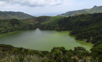 Caldeira Funda, Flores Island, Azores, Portugal