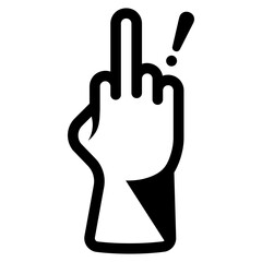insult hand gesture icon