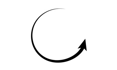 circular arrow refresh icon symbol for update, reload, and renewal in digital interfaces