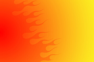 Fire flame simple tribal flat background vector
