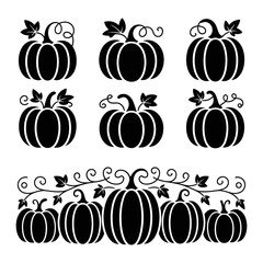 Halloween pumpkin icons