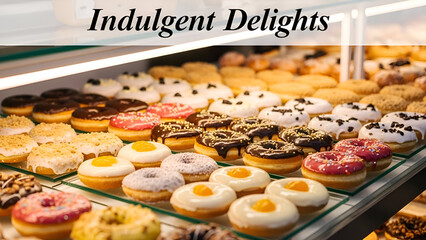 Indulgent Delights: A Colorful Display of Fresh Pastries