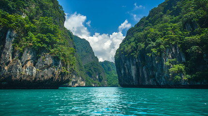 Naklejka premium tropical island in thailand