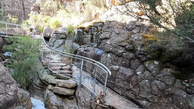 rand Canyon Walk in Grampians or Gariwerd, Australia - Scenic Hiking Trail and Canyon Views