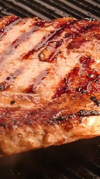 Argentinian grill, a traditional barbecue with a variety of meats.