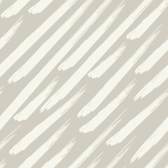 Abstract beige strokes seamless pattern
