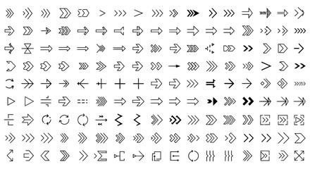 Abstract directional arrows pattern on a dark background suggesting movement and navigation in a modern minimalist style graphic design element