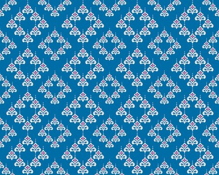 Ethnic oriental ikat fabric,Geometri cseamless pattern, 
Design for background, carpet, wallpaper, clothing, wrapping, batik, fabric, vector illustration, tile, embroidery style