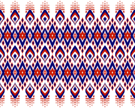 Ethnic oriental ikat fabric,Geometri cseamless pattern, 
Design for background, carpet, wallpaper, clothing, wrapping, batik, fabric, vector illustration, tile, embroidery style