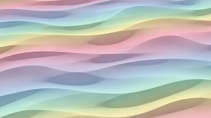 Stunning pastel sand dunes with soft, dreamy colors creating a calming and inspiring abstract background for creative projects and modern design trends