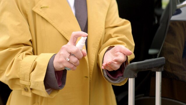 Disinfecting and treatment, sanitize against epidemic, health care and dispenser,