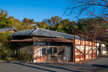 日本の香川県高松市屋島のとても美しい秋の風景