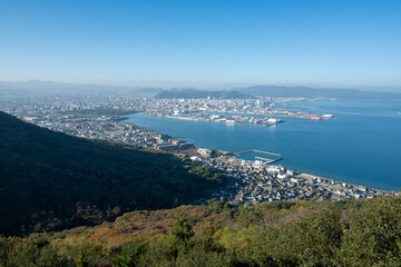 日本の香川県高松市屋島のとても美しい秋の風景