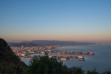 日本の香川県高松市屋島のとても美しい秋の風景