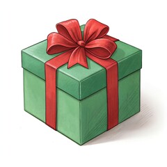 Obraz premium gift box isolated on white background