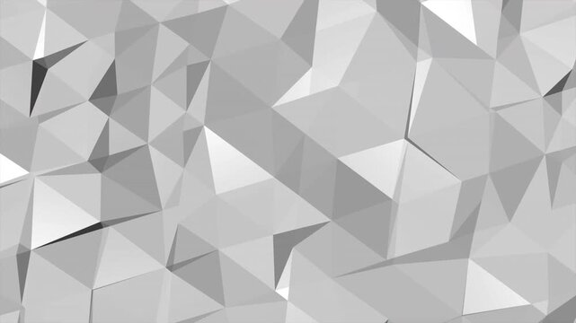 mildly shaded low polygonal wall featuring triangular surfaces for design showcase