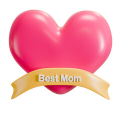 best mom 3d icon illustration