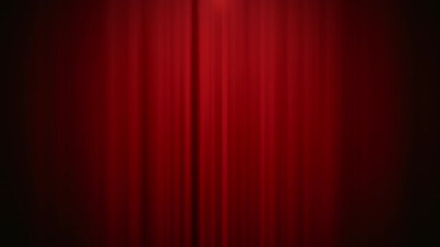 elegant velvet curtains enhance theatrical themed environment with lighting