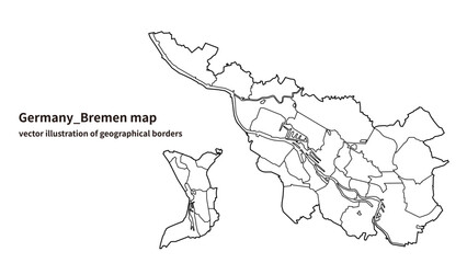 Bremen Map – Detailed City-State Map of Germany