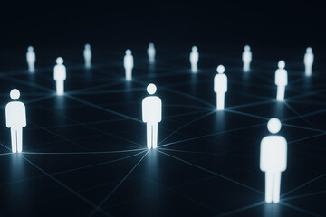 Networked Individuals: A Digital Representation of Connection, Communication, and Social Structure