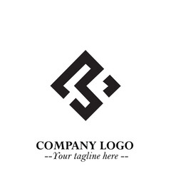 Sleek Electrical Logo Symbol on a Clean White Background for Modern Branding Design Elements Art