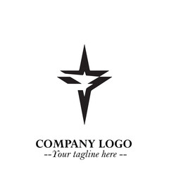 Sleek Electrical Logo Symbol on a Clean White Background for Modern Branding Design Elements Art