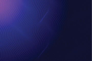 Colorful Gradient Light Wave on Dark Background