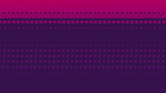 bright magenta to purple gradient with dotted and pixel effects for striking visuals