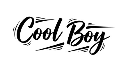 Stylish black and white graphic design with the words 